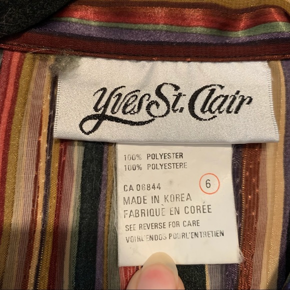 Yves St Clair | Vintage Striped Button Down Shirt - Picture 16 of 16